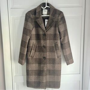 NWT The A&F Dad Coat XS